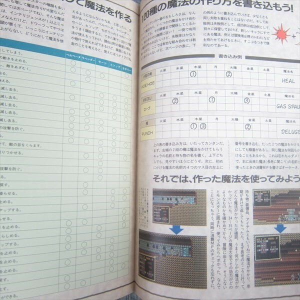 SORCERIAN Note Book Booklet Guide PC 1988 Japan Ltd