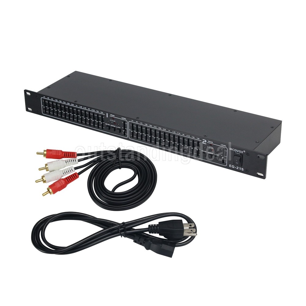 Professional Stage Audio Equalizer High Performance Audio Tuner E4mmwi os67