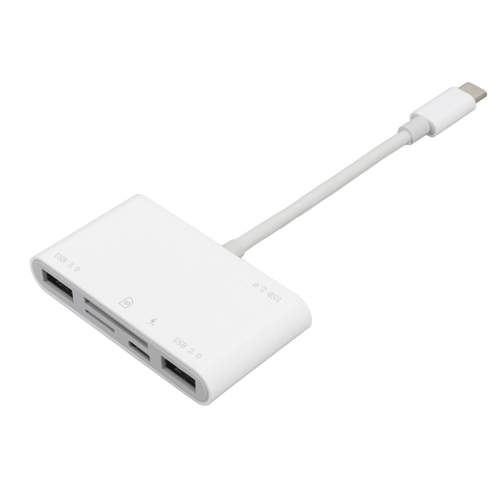 6 in 1 Memory Card Reader Plug and Play High Speed USB C Smart Camera Storage