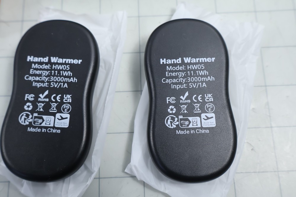 2-pk Magnetic Rechargeable Hand Warmers Type C Interface NEW Packaging Handling