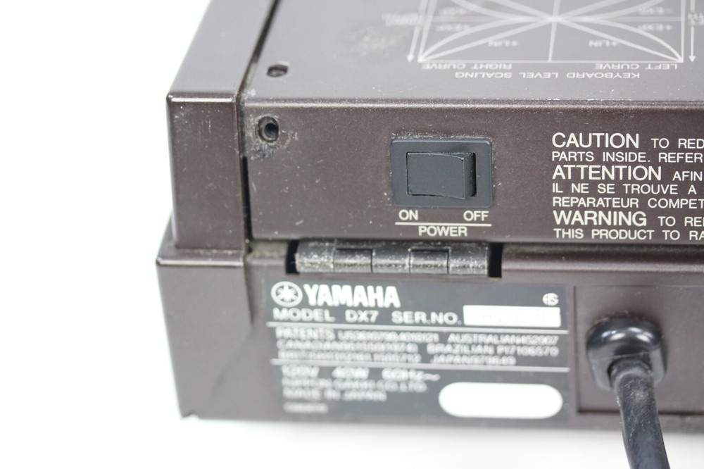 Yamaha DX7 Programmable Algorithm Synthesizer 1983 - 1987 - Black SHOP TESTED