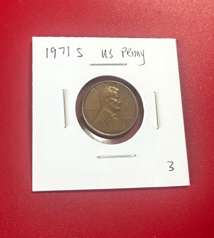 1971 S US PENNY COIN - NICE COIN !!!