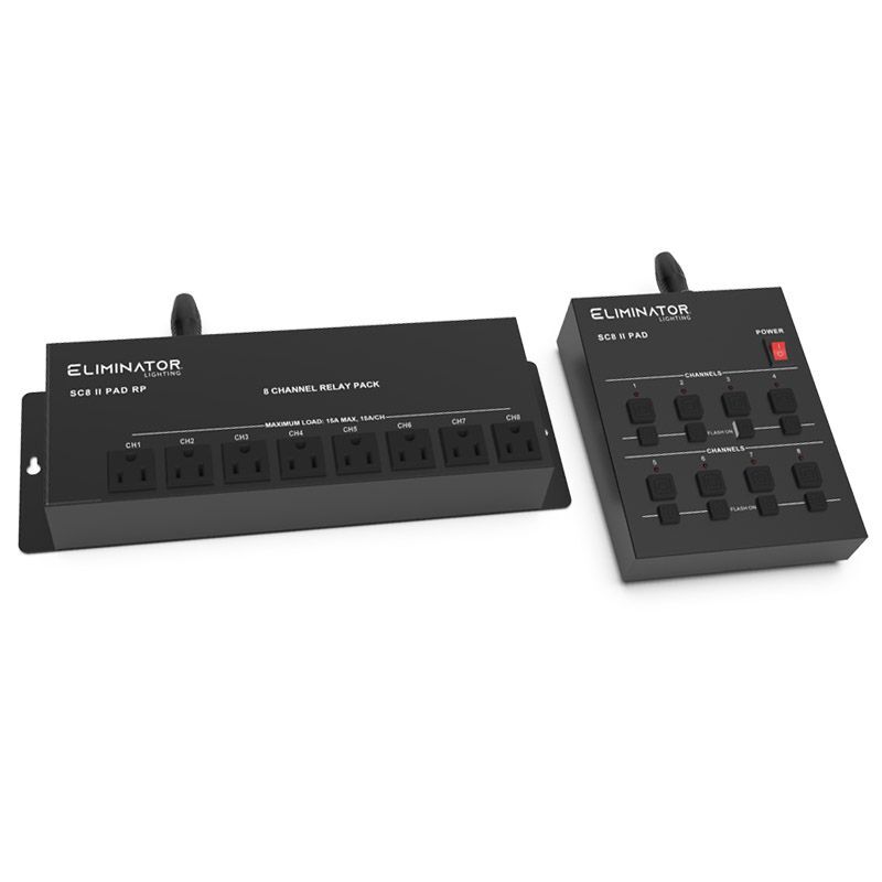 Set of ADJ SC8 II PAD SYSTEM analog controller + 2x Minisystem