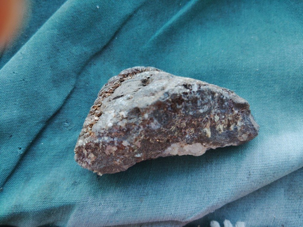 a rock with ore
