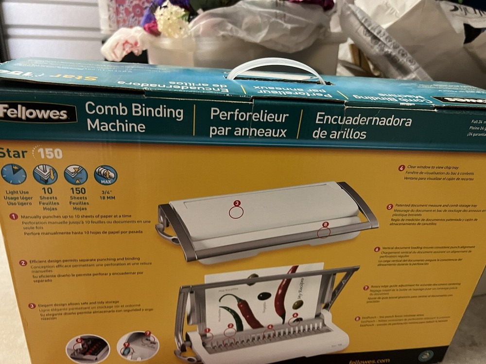 Fellowes Star 150 Manual Comb Binding Machine