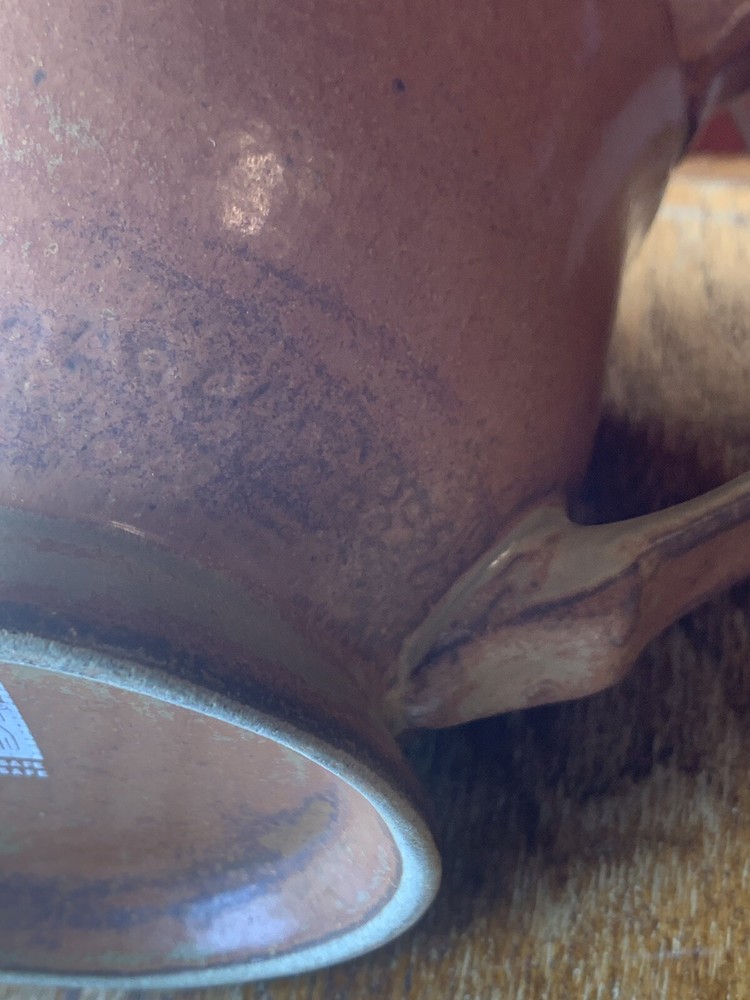 gourmet stoneware tea pot new condition 7x10”