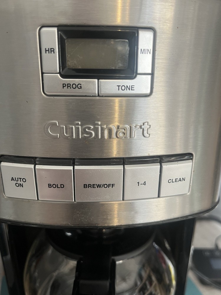 Cuisinart DCC-1200P1 Silver Black Filter Coffee Machine Programmable Carafe