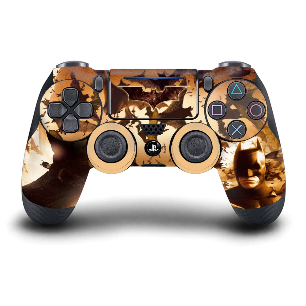 OFFICIAL BATMAN BEGINS GRAPHICS VINYL SKIN DECAL FOR DUALSHOCK 4 CONTROLLER