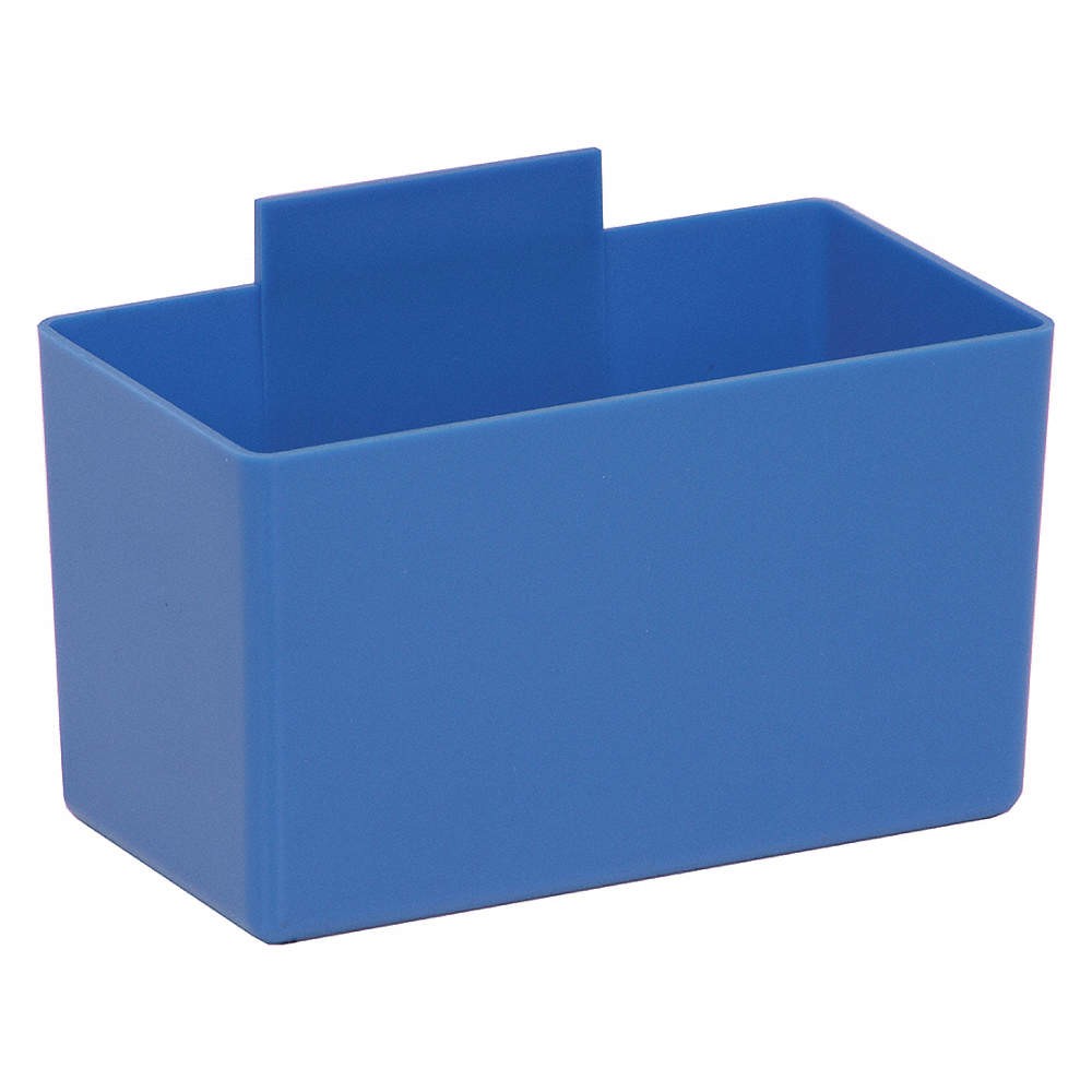QUANTUM STORAGE SYSTEMS QBC112BL Bin Cups,Blue,Plastic,3 in 8ZLA0