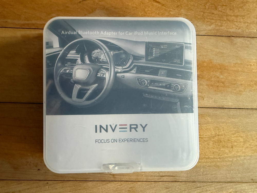 Invery Airdual Bluetooth Adapter for Car iPod Music Interface