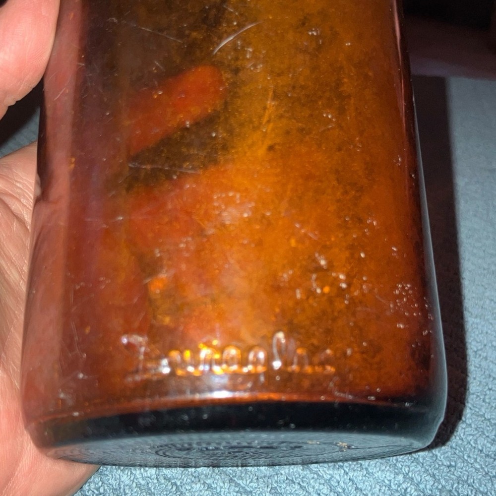 Amber bottle