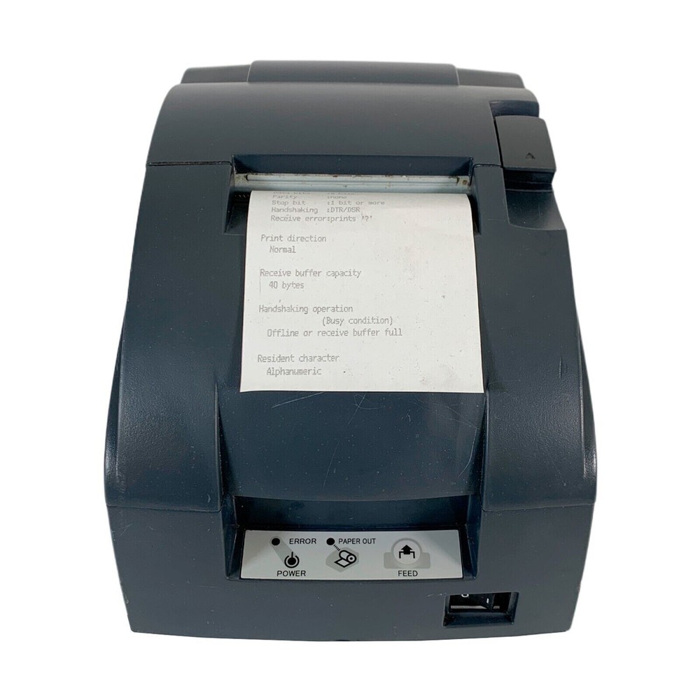 Epson TM-U220B M188B Dot Matrix POS Receipt Printer Ethernet USB GOOD WORKING