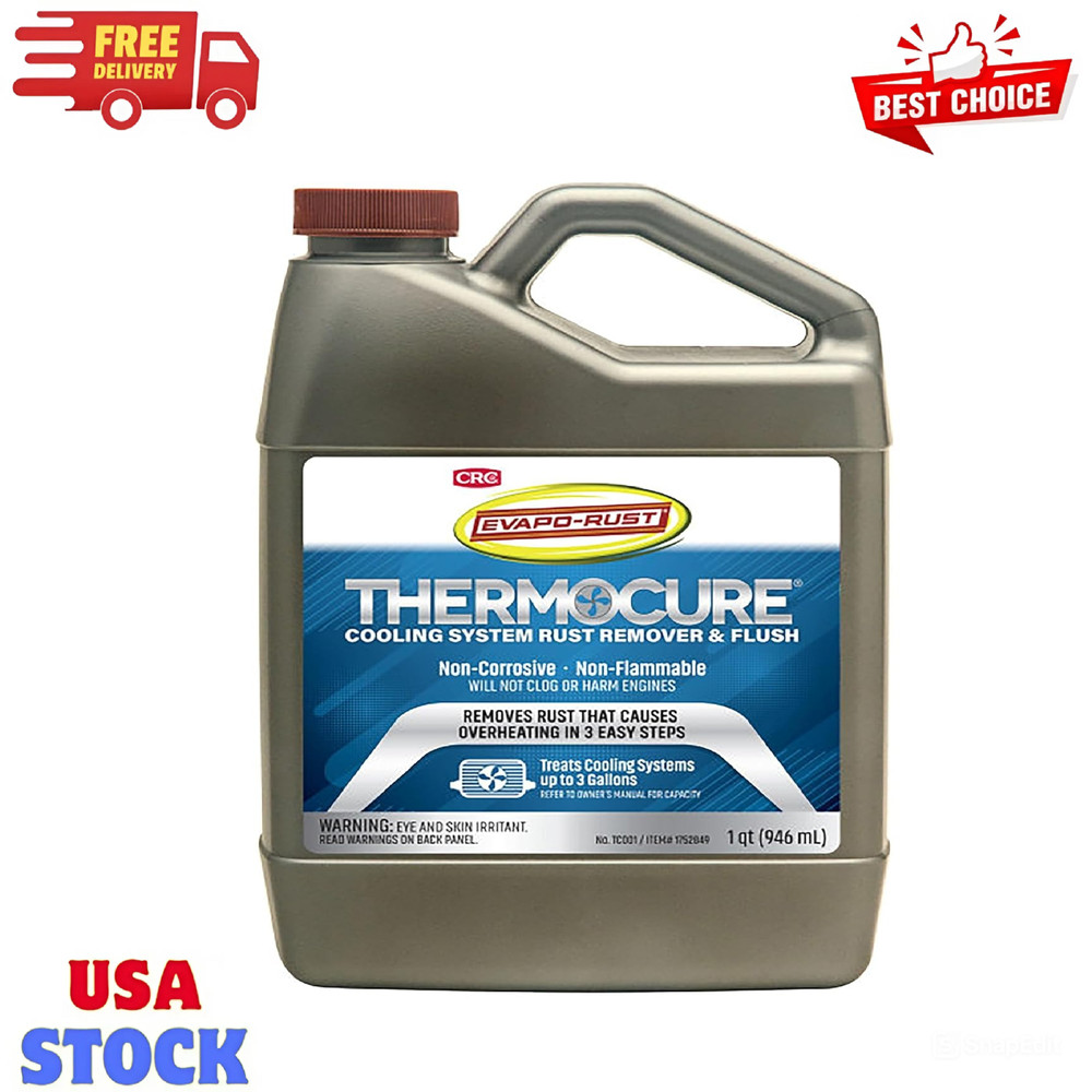 Thermocure Coolant System Rust Remover Remove Rust Scale Car Cooling System 32oz