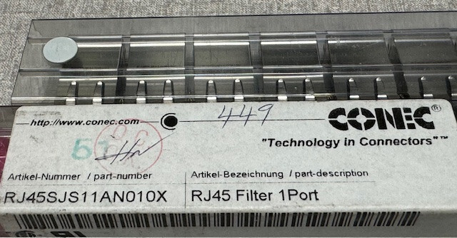 RJ45 Filter 1 Port Adapters (16 Pieces)