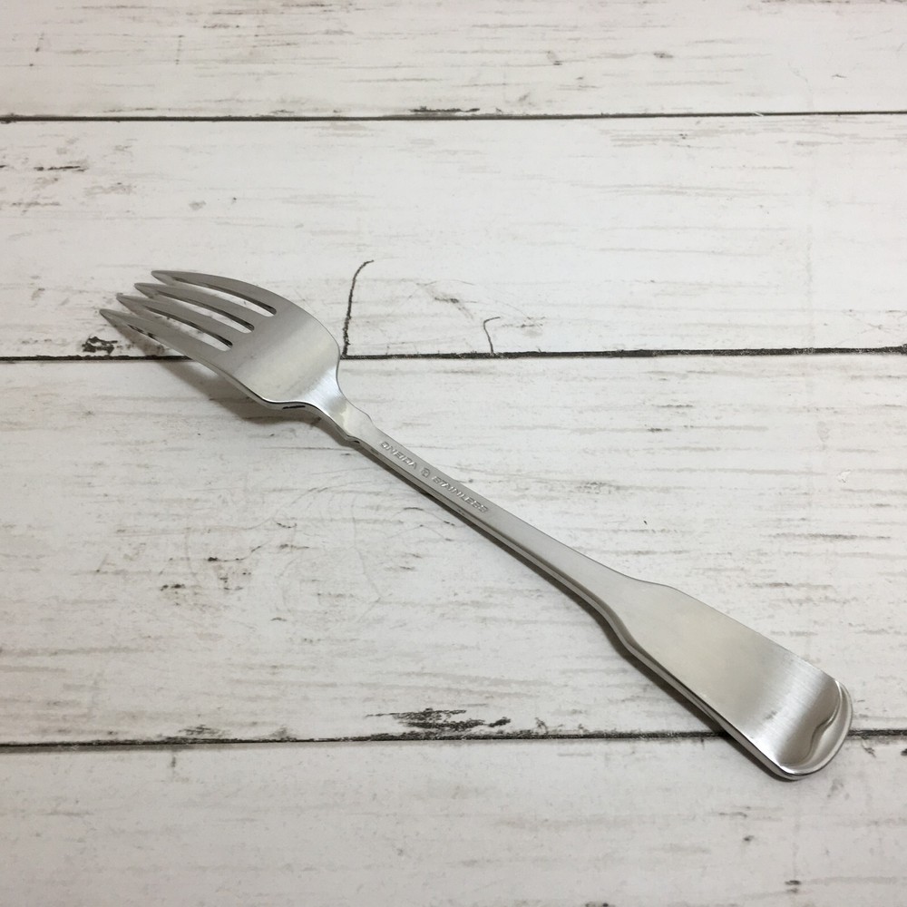 Oneida Cube American Colonial Stainless Flatware Fork x1 7 1/4" A