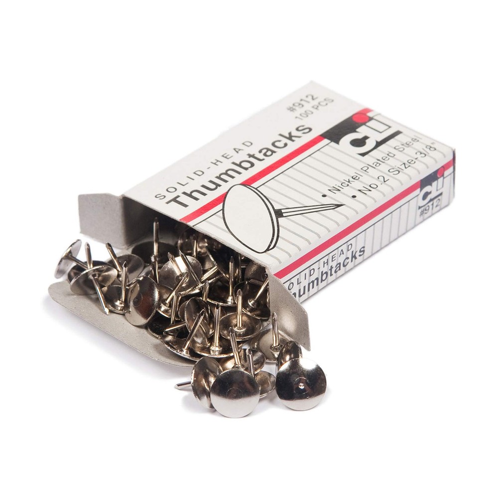 Charles Leonard Thumb Tacks Multicolor 8 Inch Functional Push Pins Standard
