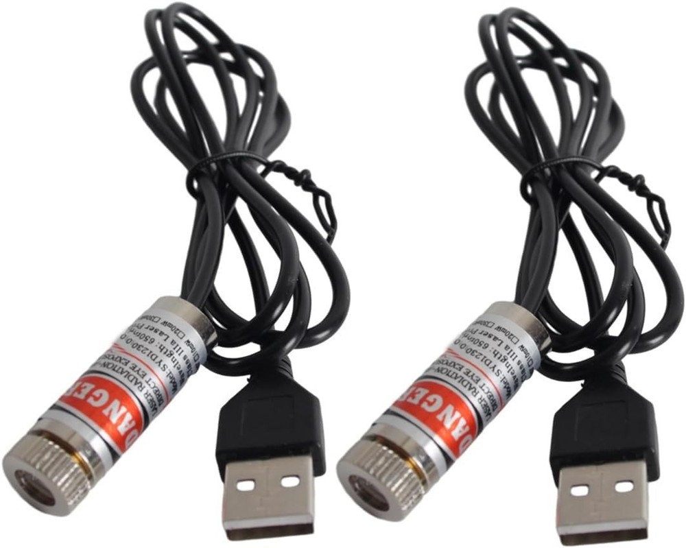 Robust Red Line Laser Module with Customizable Focus, Perfect for Industrial Use