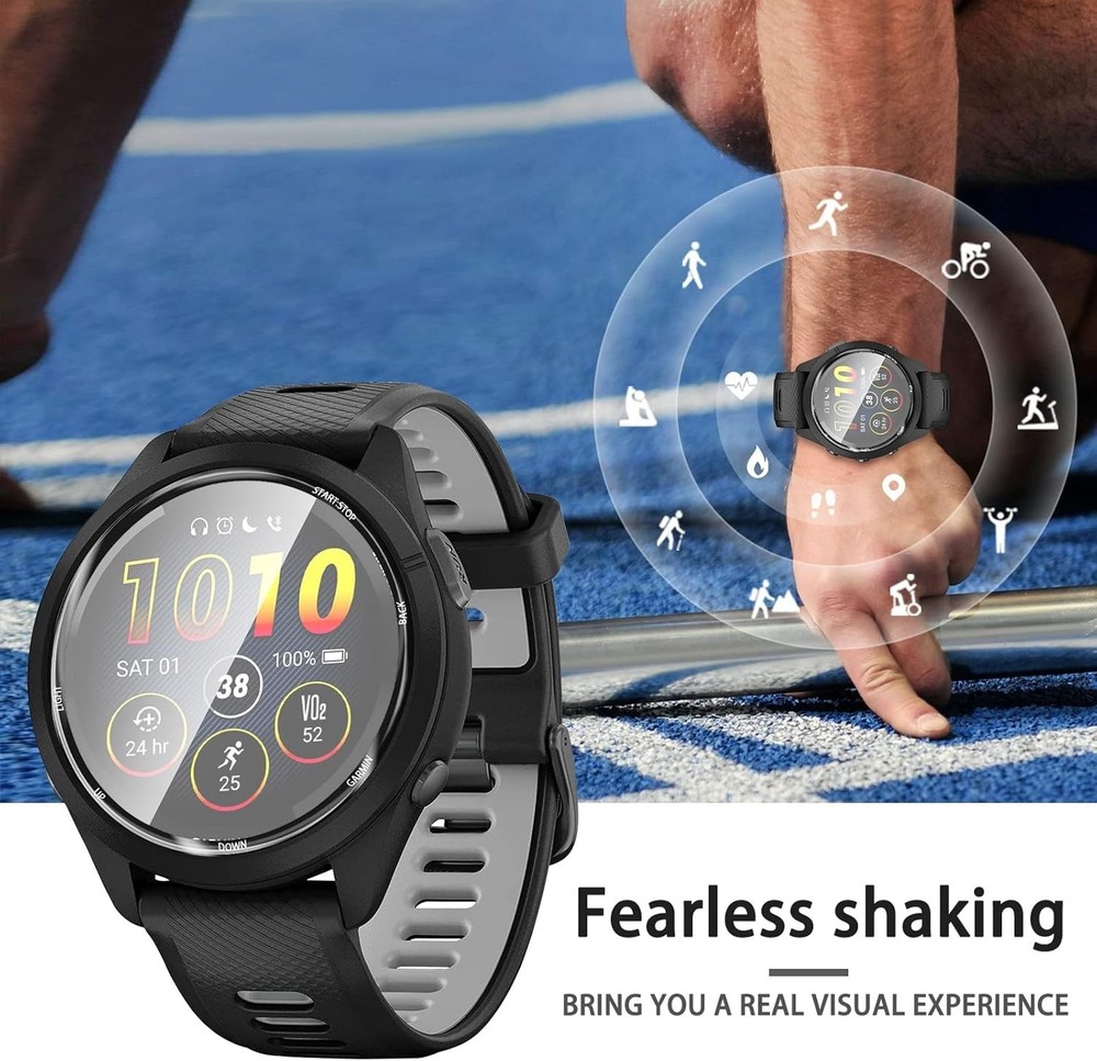 Ultra-Thin Screen Protector for Garmin Forerunner 265 | Anti-Scratch HD Clarity