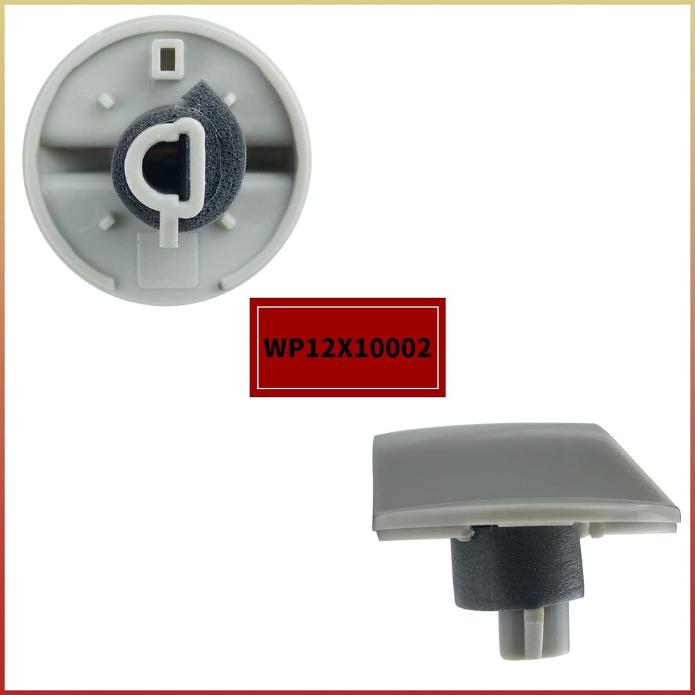 2 Pcs WP12X10002 Air Conditioner Control Knob Replacement Part - Plastic
