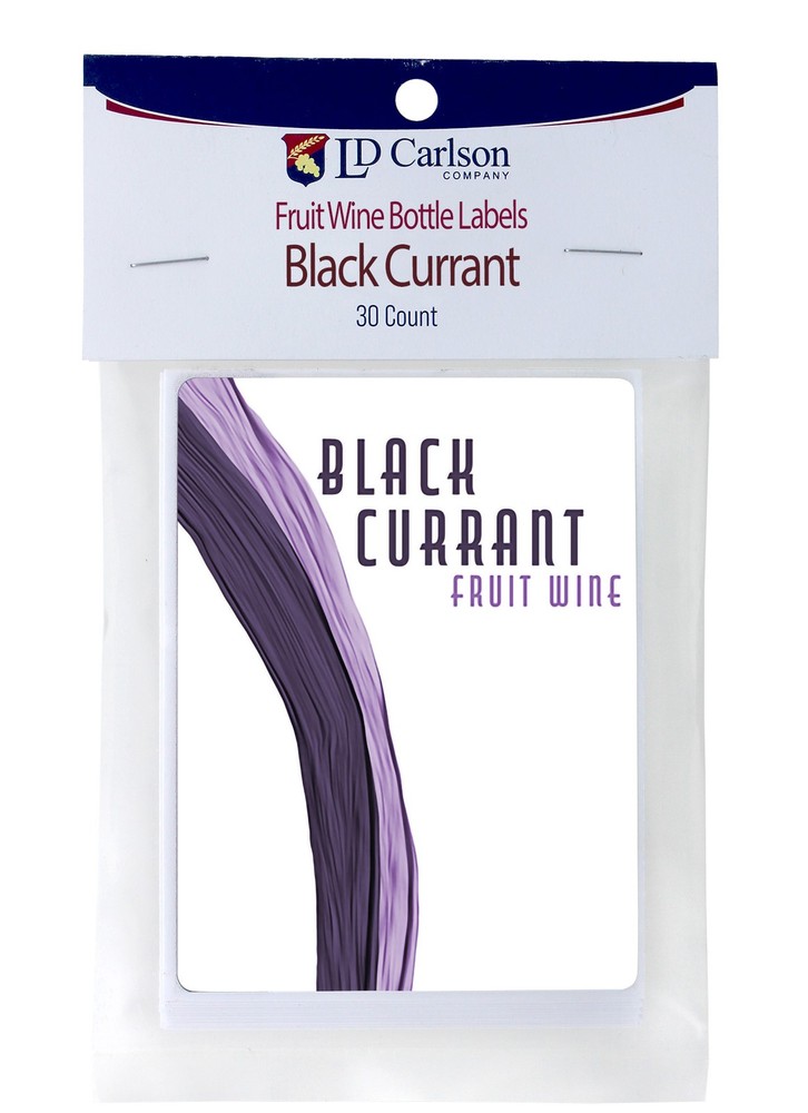 Black Currant Fruit wine Labels 30/Pack Fruit Labels Collection