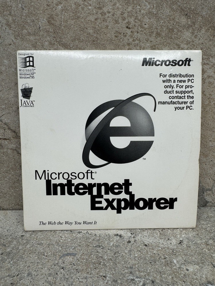 Microsoft Internet Explorer 4.0 - Install CD Disc