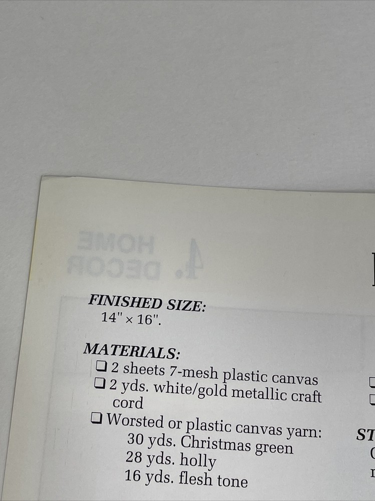 Leprechaun Home Deor Annie's Plastic Canvas Pattern