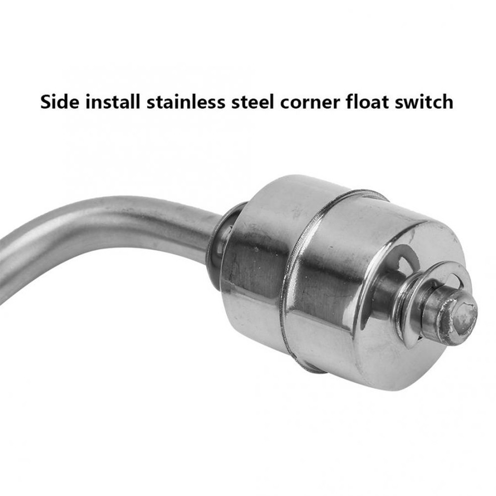 Liquid Water Level Right Angle Horizontal Float Switch Stainless Steel Pool