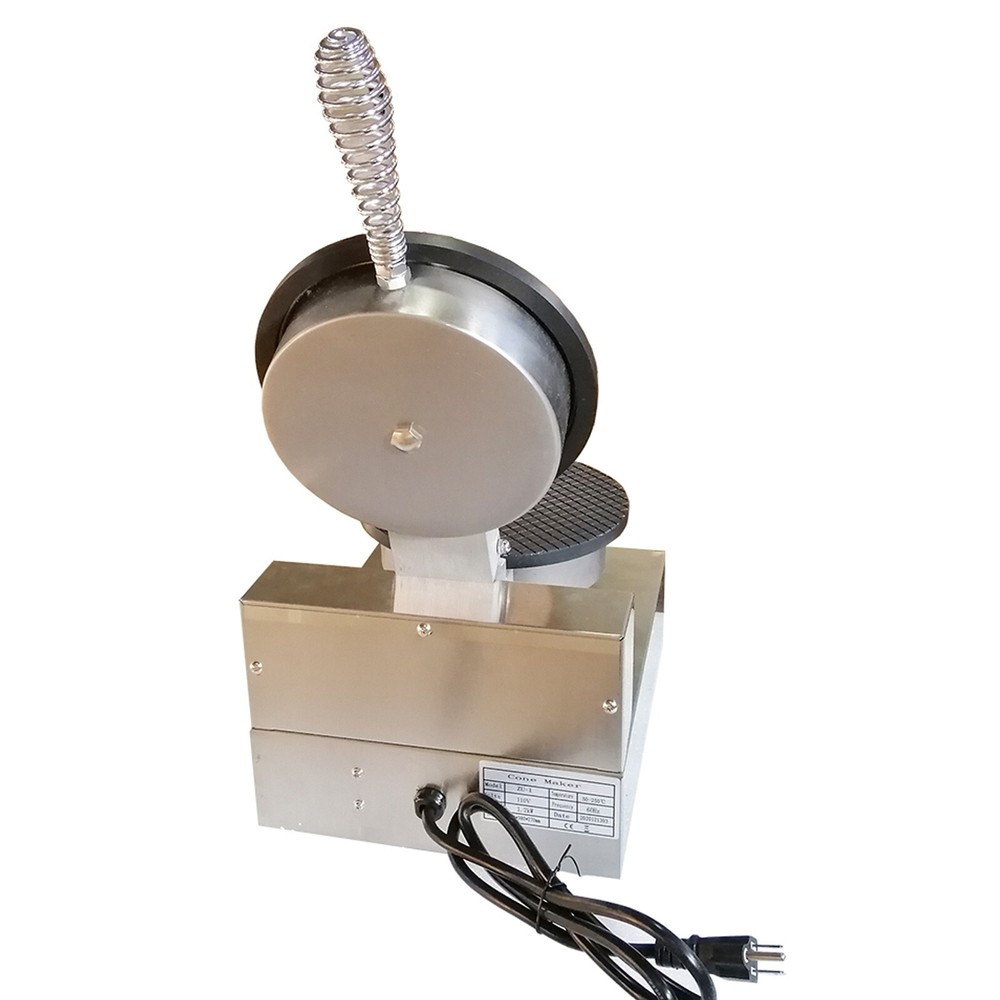 110V Ice Cream Cone Maker Machine Non-stick Egg Roll Maker Waffle Cone Baker