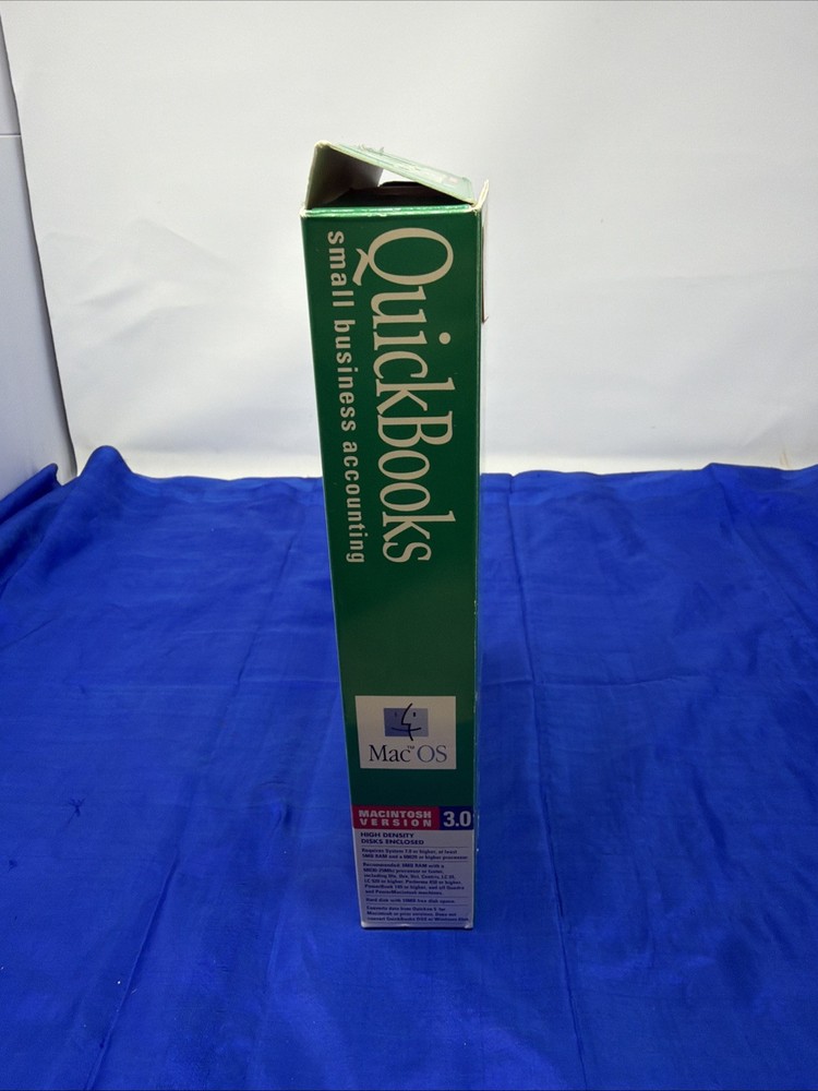 QuickBooks for Macintosh Version 3.0 Floppy Disk Vintage Accounting Software