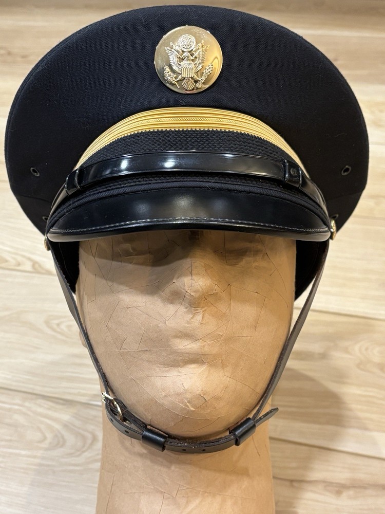 Military Service Leather Cap CHIN STRAP Hat Band