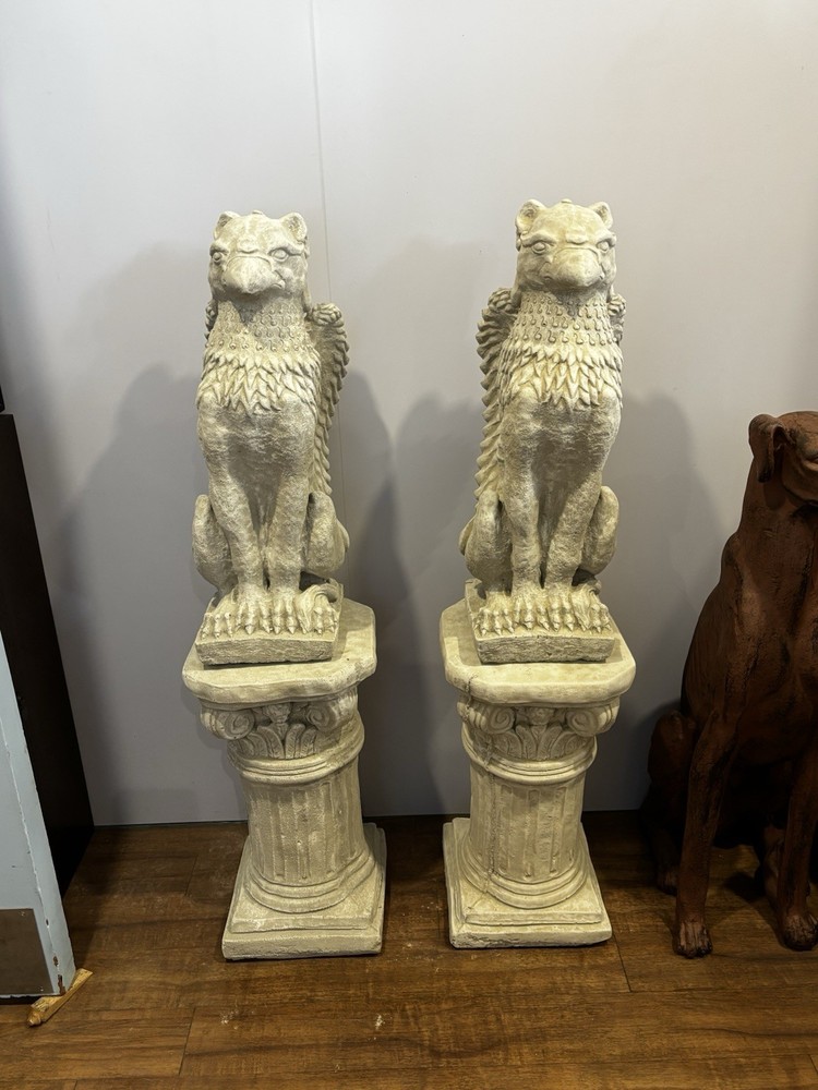 Griffins On Architectural Columns