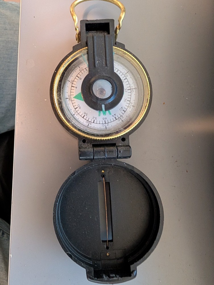 3 Used Lensatic Compasses