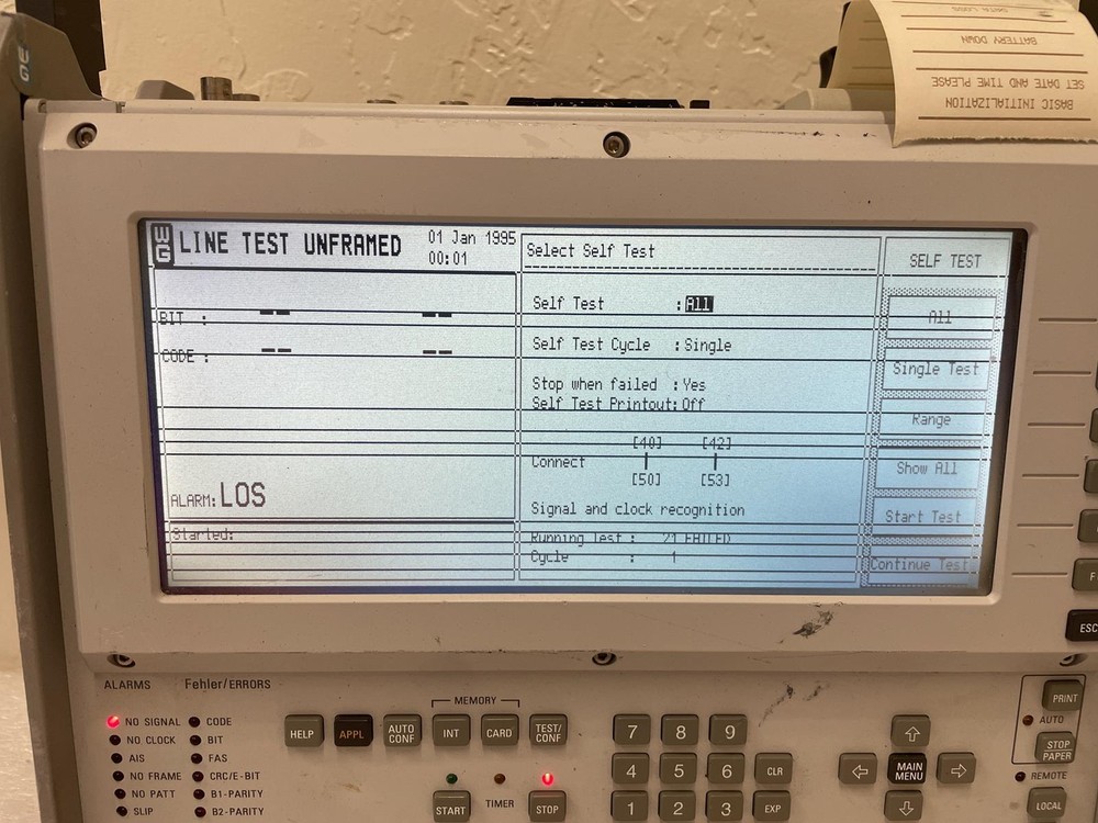 WG WANDEL & GOLTERMANN PF-140 ERROR ANALYZER
