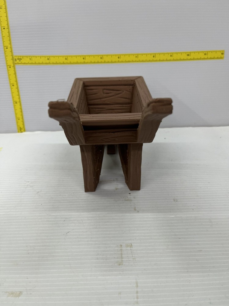 Wheel Barrow planter Brown