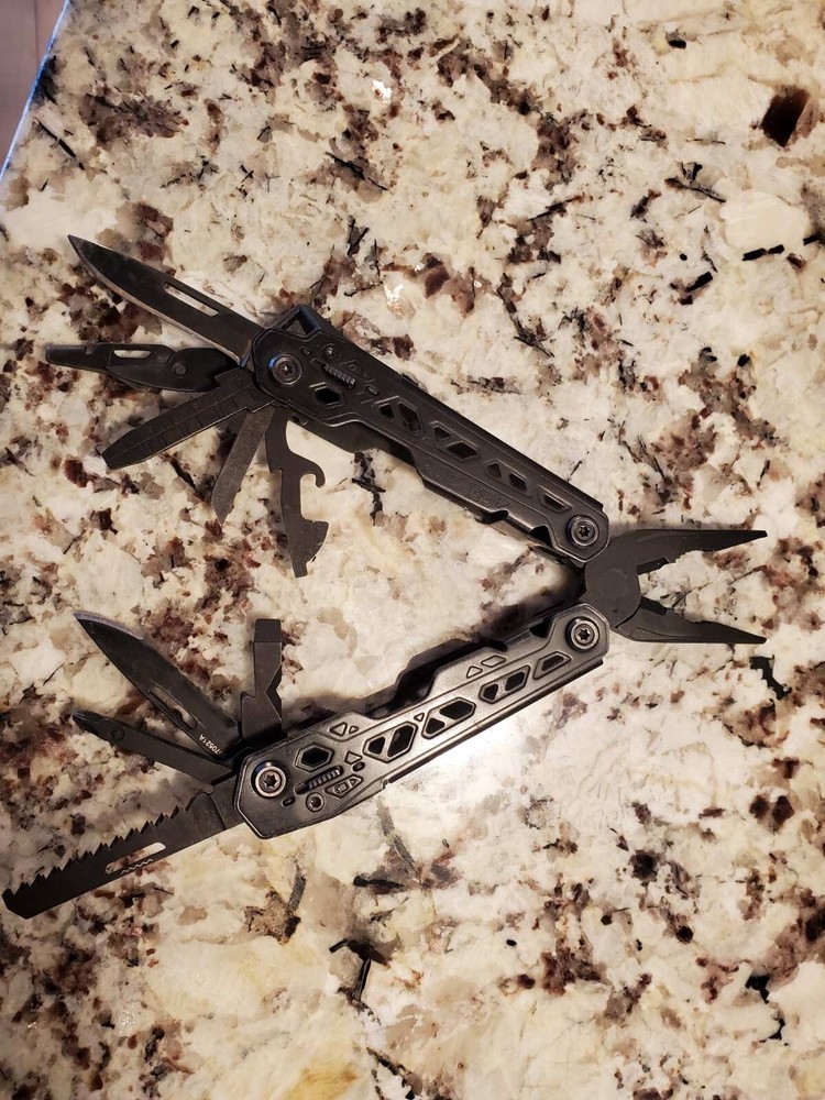 Black Gerber Truss MultiTool, Used, Comes with Sheath