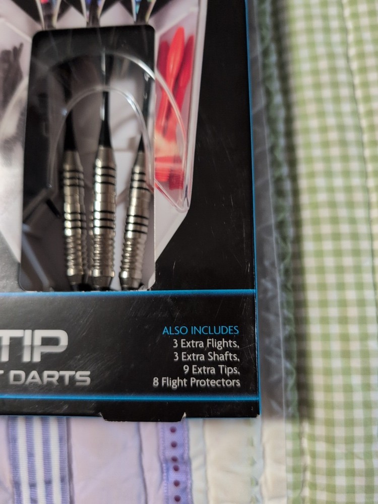 Narwhal Tournament Soft Tip Darts Includes Deluxe Storage Case, 3 Pack.
