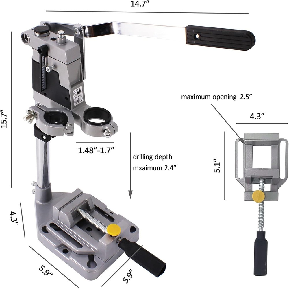 R Adjustable Drill Press Stand for Precise Drilling