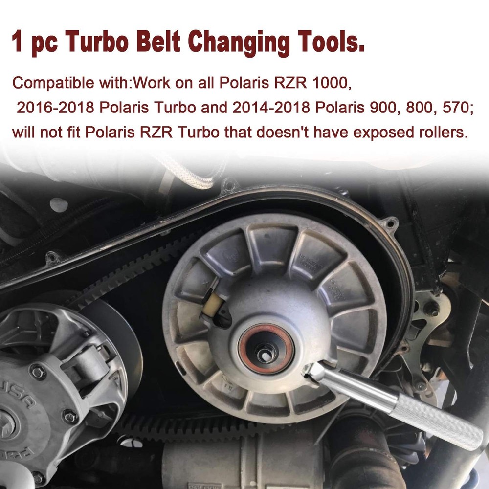Belt Changing Tools Replacement Clutch Removal Wrench Tool Silver