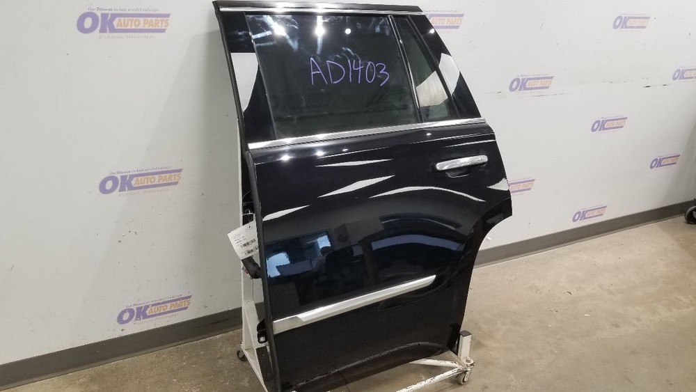 16 CADILLAC ESCALADE DOOR ASSEMBLY REAR LEFT DRIVER BLACK