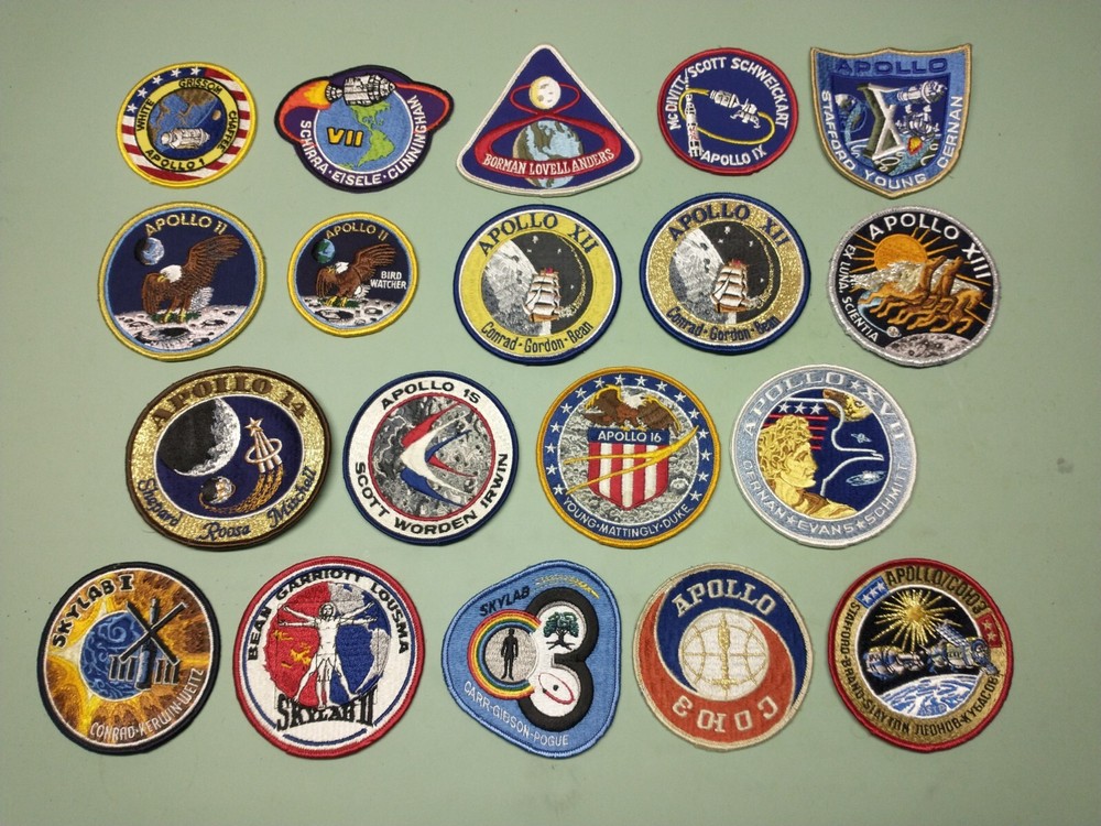 Apollo Lion Brothers Mission Patch Set