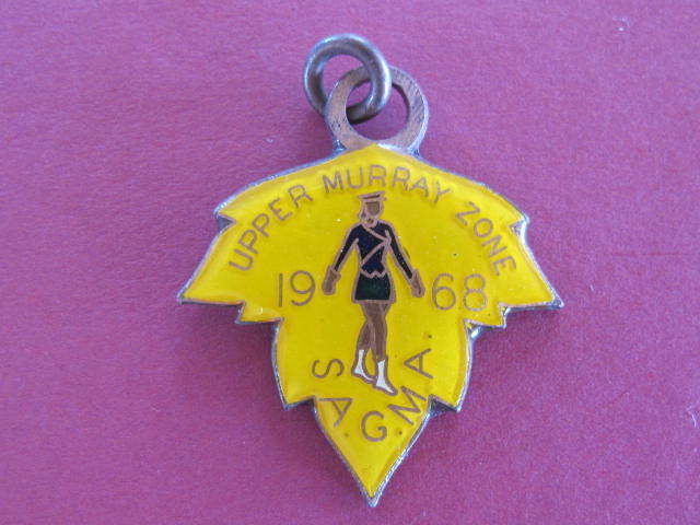 1968 Upper Murray Zone Marching Girls Association Badge