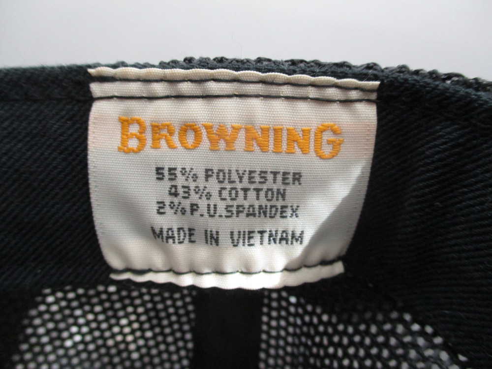 Browning Snapback, Flex Fit, 110 Snap Closure, Mid Profile, Black adjustable