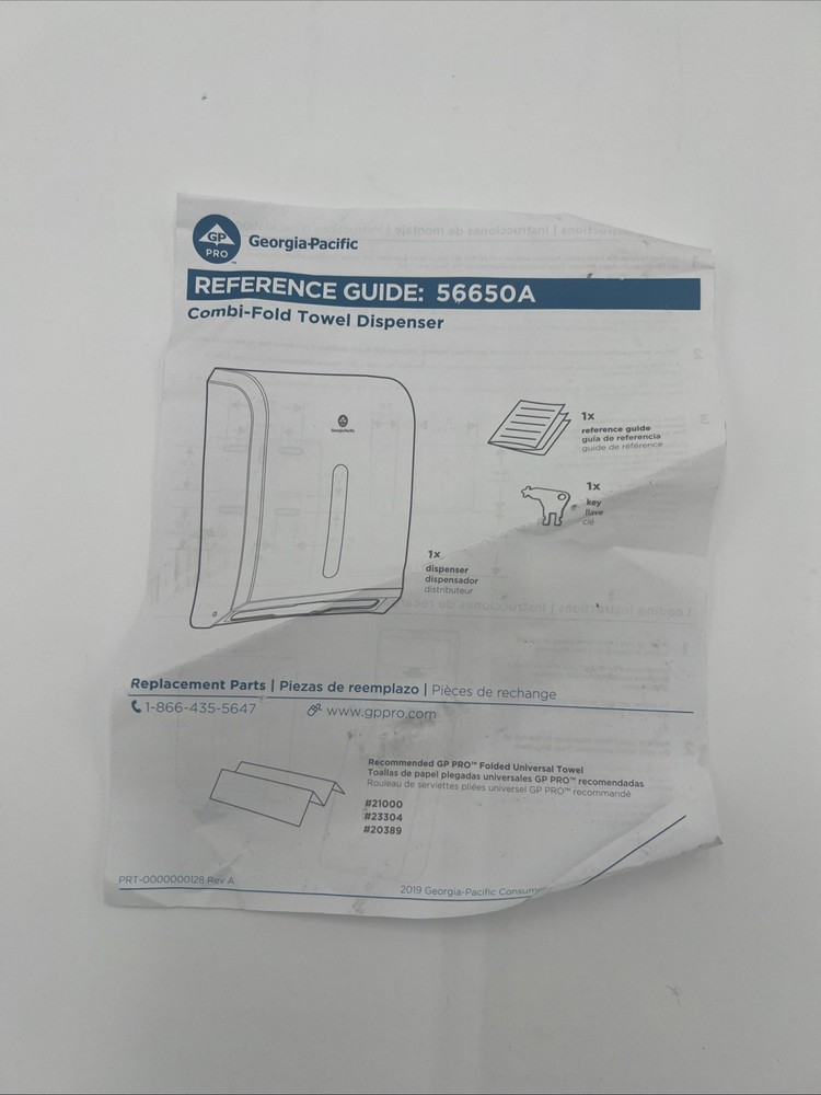 Georgia Pacific® Professional Dispenser for Combi-fold C-Fold/Multifold/BigFold