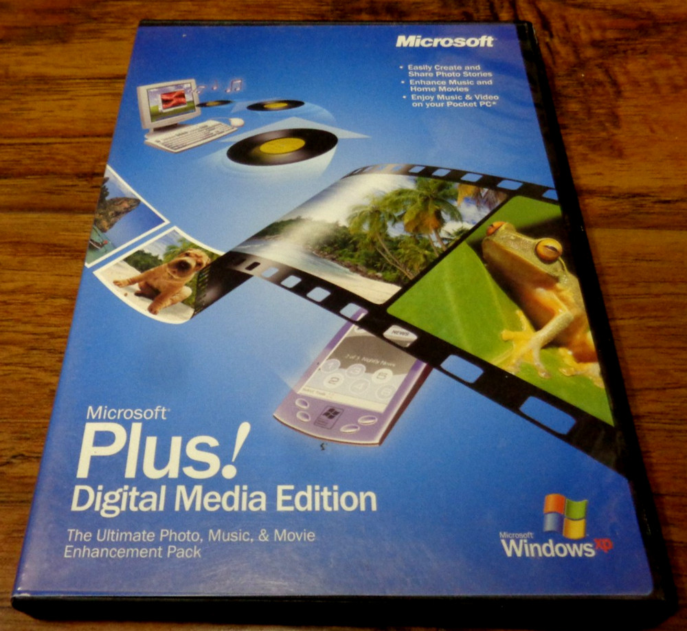 MICROSOFT PLUS! DIGITAL MEDIA EDITION WINDOWS XP W/KEY