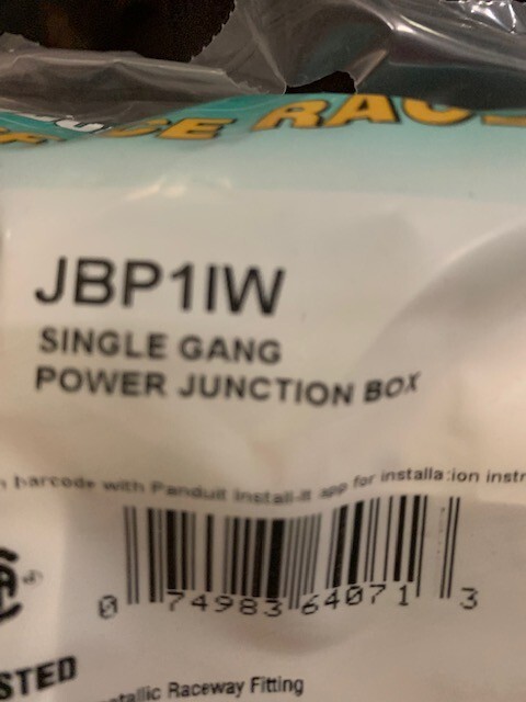 JBP1IW PANDUITJUNCTION BOX
