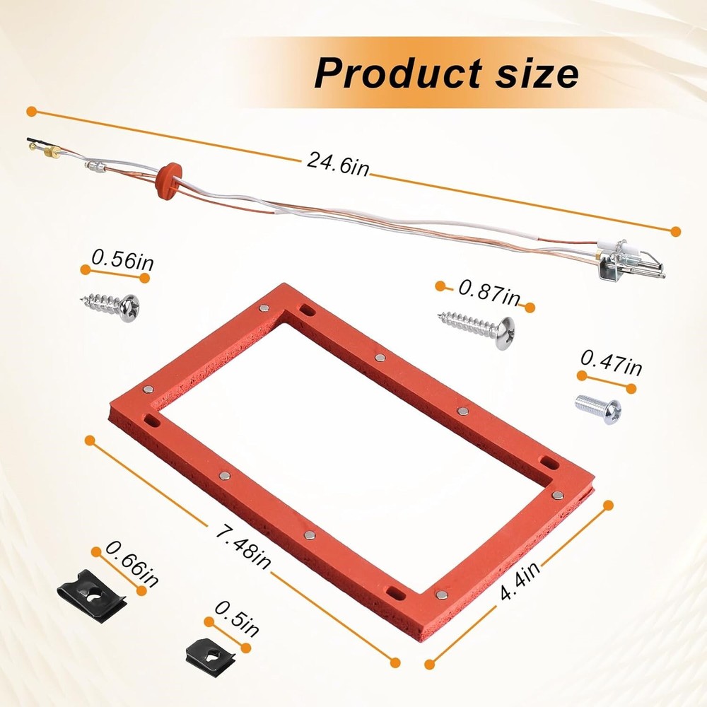 Pilot & Igniter Assembly Kit Replace# SP20075 for Rheem PROTECH GE Water Heaters