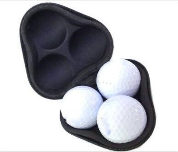 One Pcs Squash Bag Three-Piece Golf Ping Pong Storage Holder