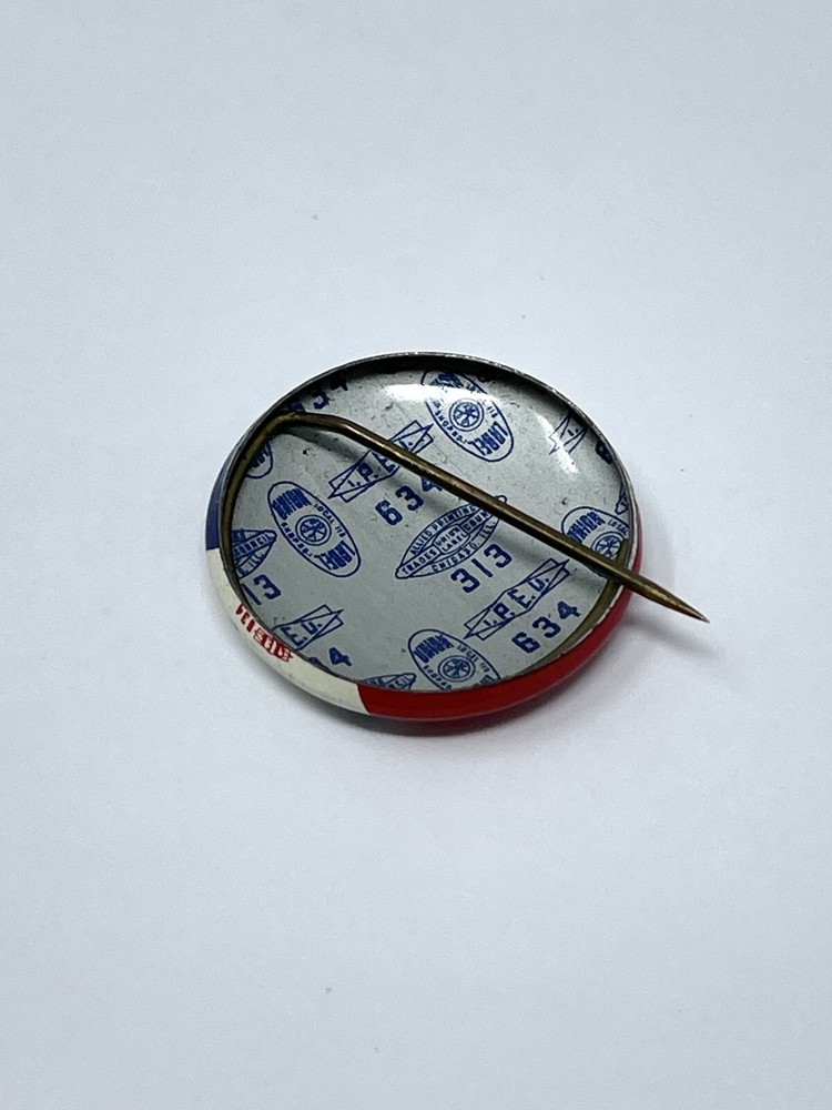 Let's Back Ike Dwight Eisenhower U.S. Presidential Campaign Pinback Button
