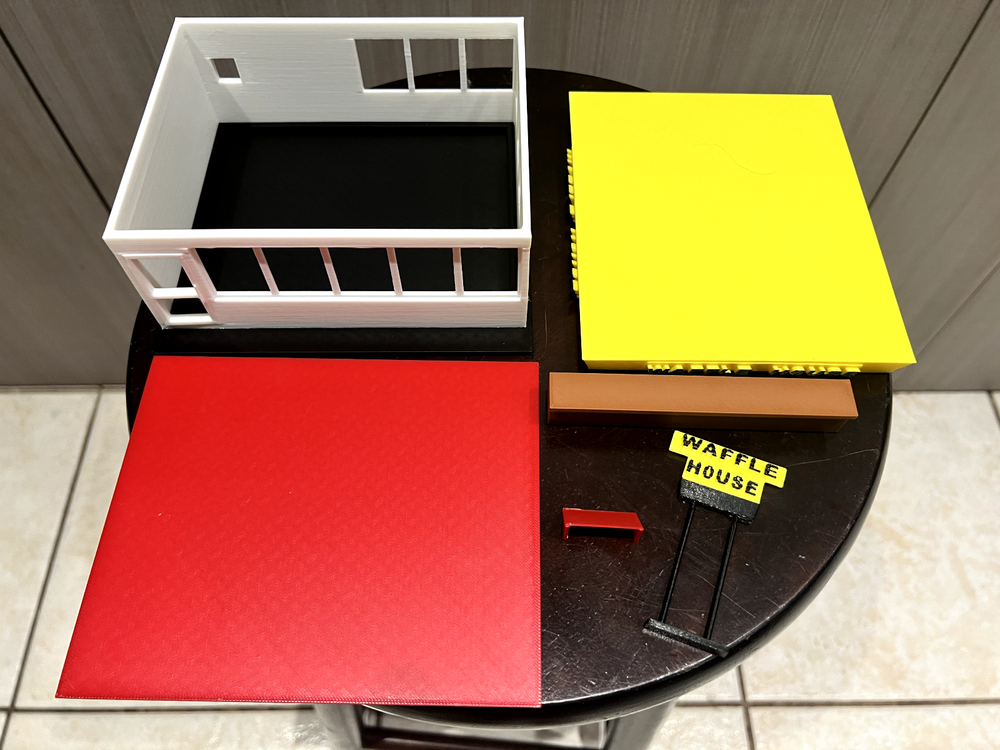 O Scale Waffle House Inspired 3D Printed Kit (UPDATED)