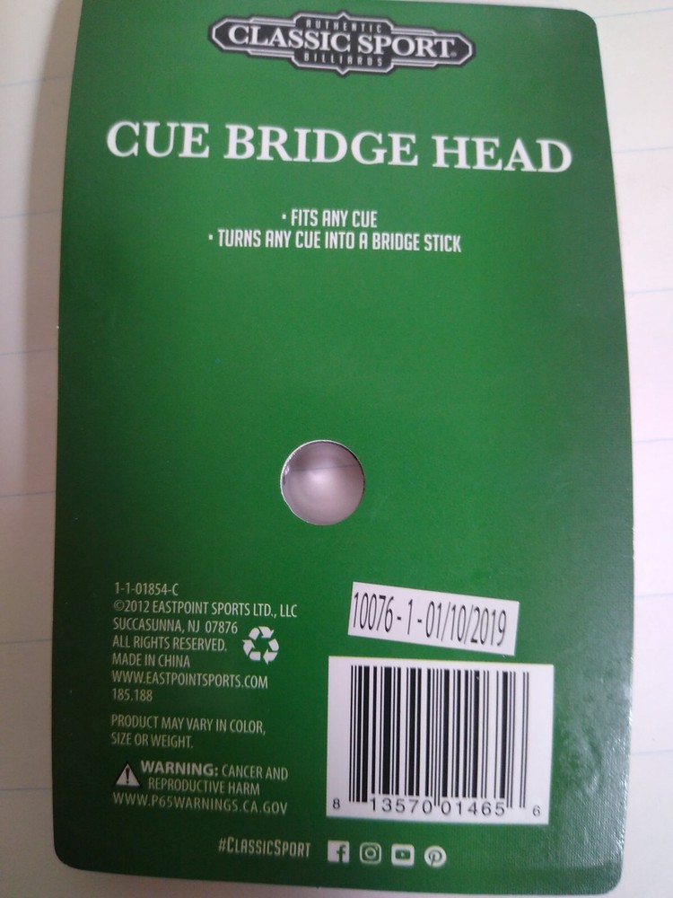 Cue Bridge Head - Authentic Classic Sport Billards